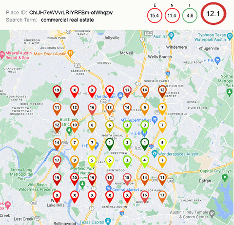 Map pack performance over 60 days